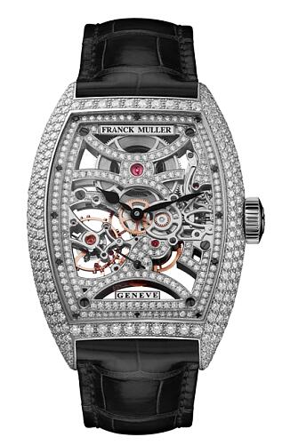 FRANCK MULLER 7 Days Power Reserve Skeleton 8880 B S6 SQT D MVT D OG Replica Watch